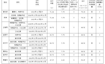 2018年度廣西柳工集團(tuán)有限公司企業(yè)負(fù)責(zé)人薪酬信息披露